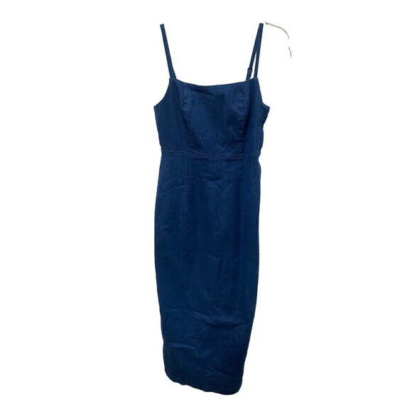 Jason Wu Navy Midi Dress - Picture 2 of 8